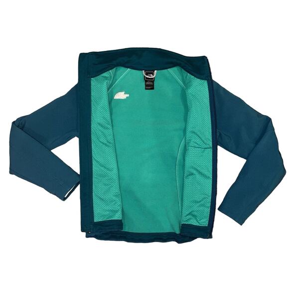 The North Face Women's Jacket X-Small Full Zip Softshell Green Transition Jacket - Picture 9 of 11